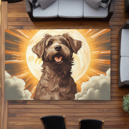 Pupper Brown Outdoor Area Rug | Stylish Home Decor Accent