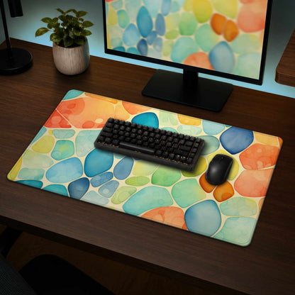 Tapis de Souris Blobs - Sous-Main Décoratif et Élégant pour Espace de Travail
