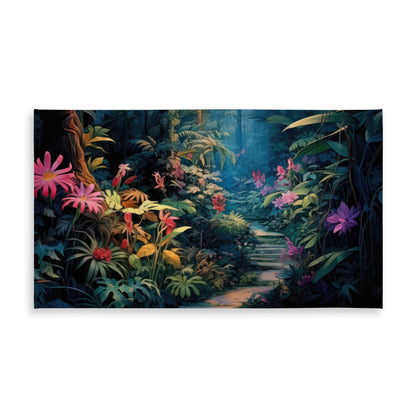 Against all odds - Pink Indoor/Outdoor Tablecloth