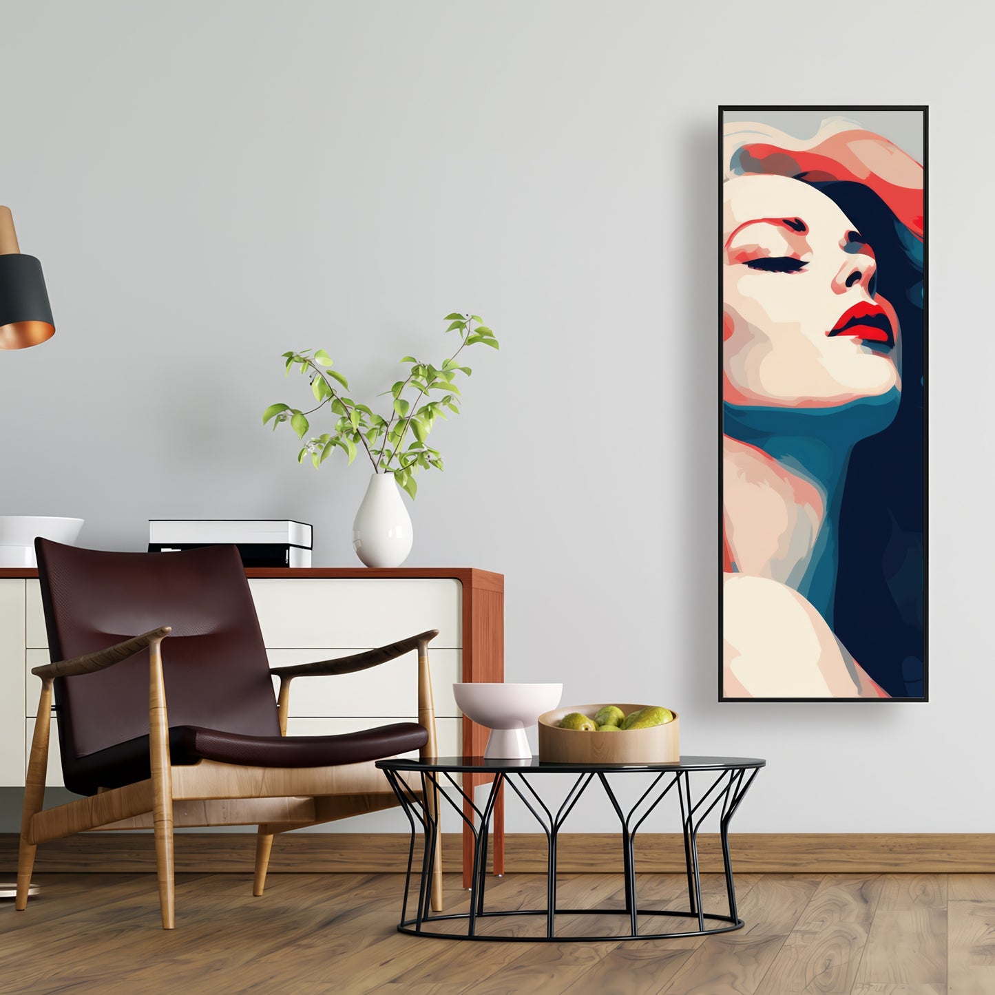 Beauty at its purest - Framed Canvas - Print on demand