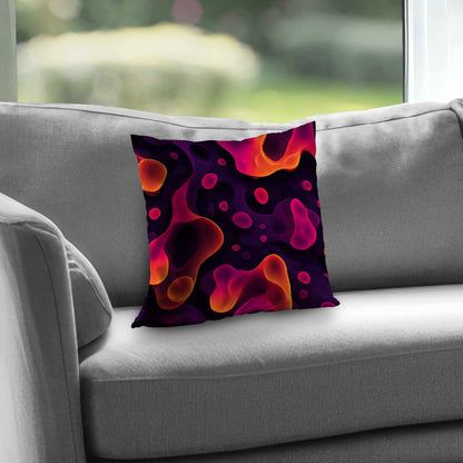 Luminous Flow Veins Throw Pillow - Stylish Home Decor Accent