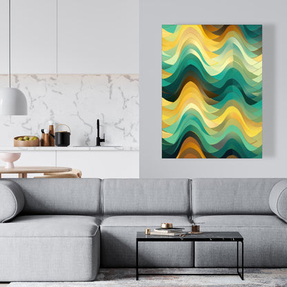 Jagged luxury - 32"x32" Canvas