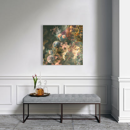 Bloom space - 32"x32" Canvas