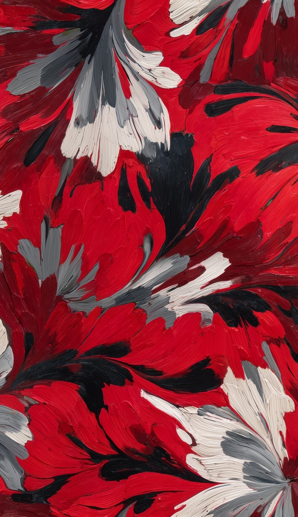 Tapis d'extérieur Red Flow | Tapis de décoration élégant