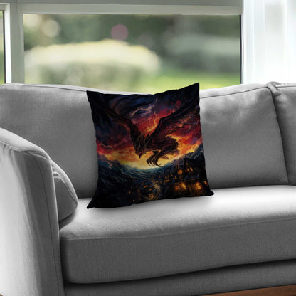 Back for Revenge Black Poly Twill Throw Pillow | Home Decor