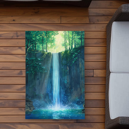 Waterfall Gray Outdoor Area Rug | Stylish Home Decor Accent