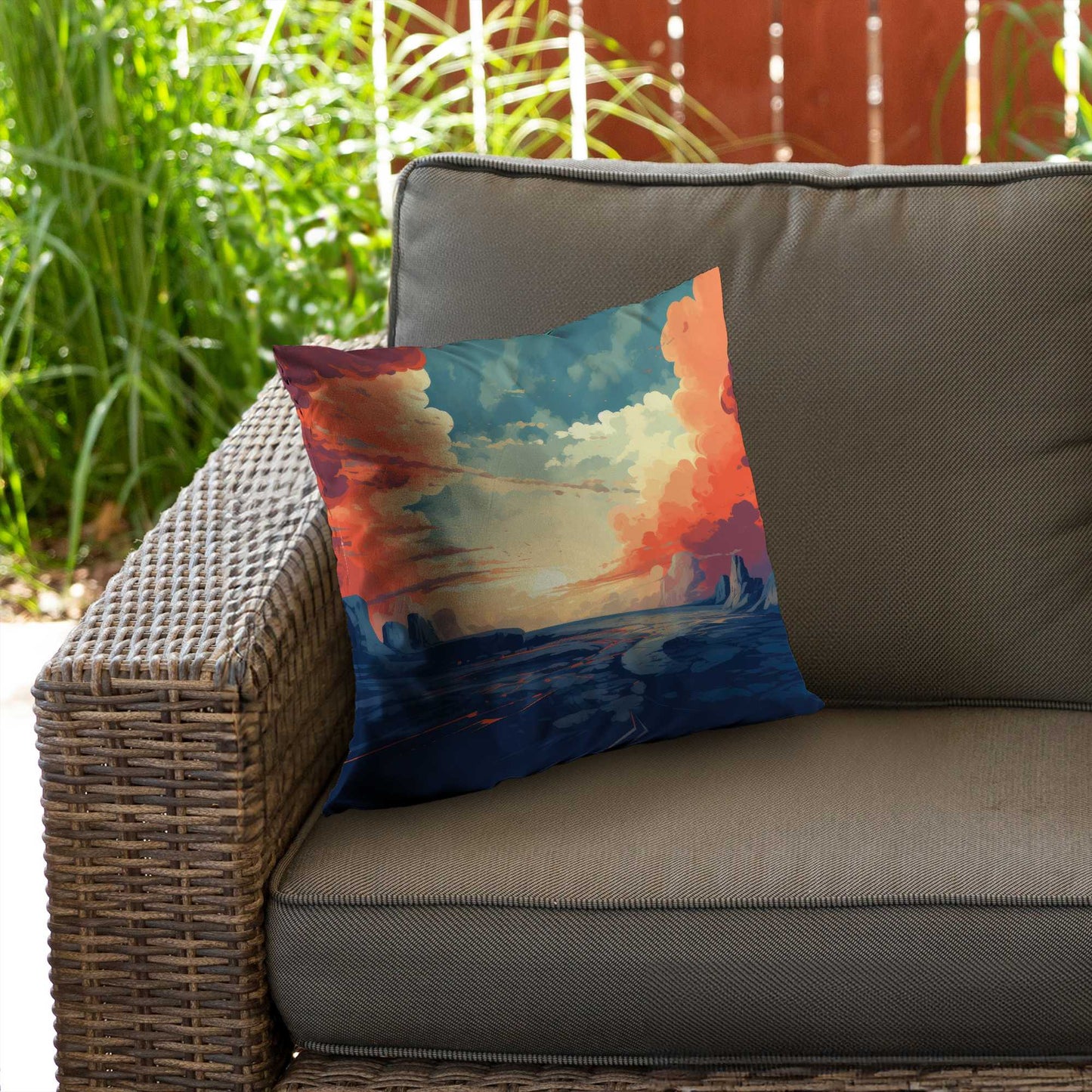 Finally Light Coral Poly Twill Throw Pillow Insert | Decor