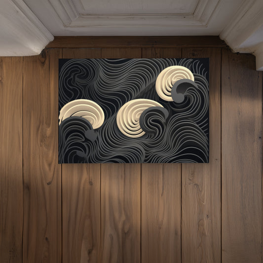 Layers Gray Indoor Outdoor Door Mat | Home Decor Accent