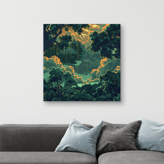 Drops - 32"x32" Canvas