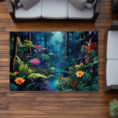 La beauté de la nature Tapis d'extérieur | Accent de décoration intérieure