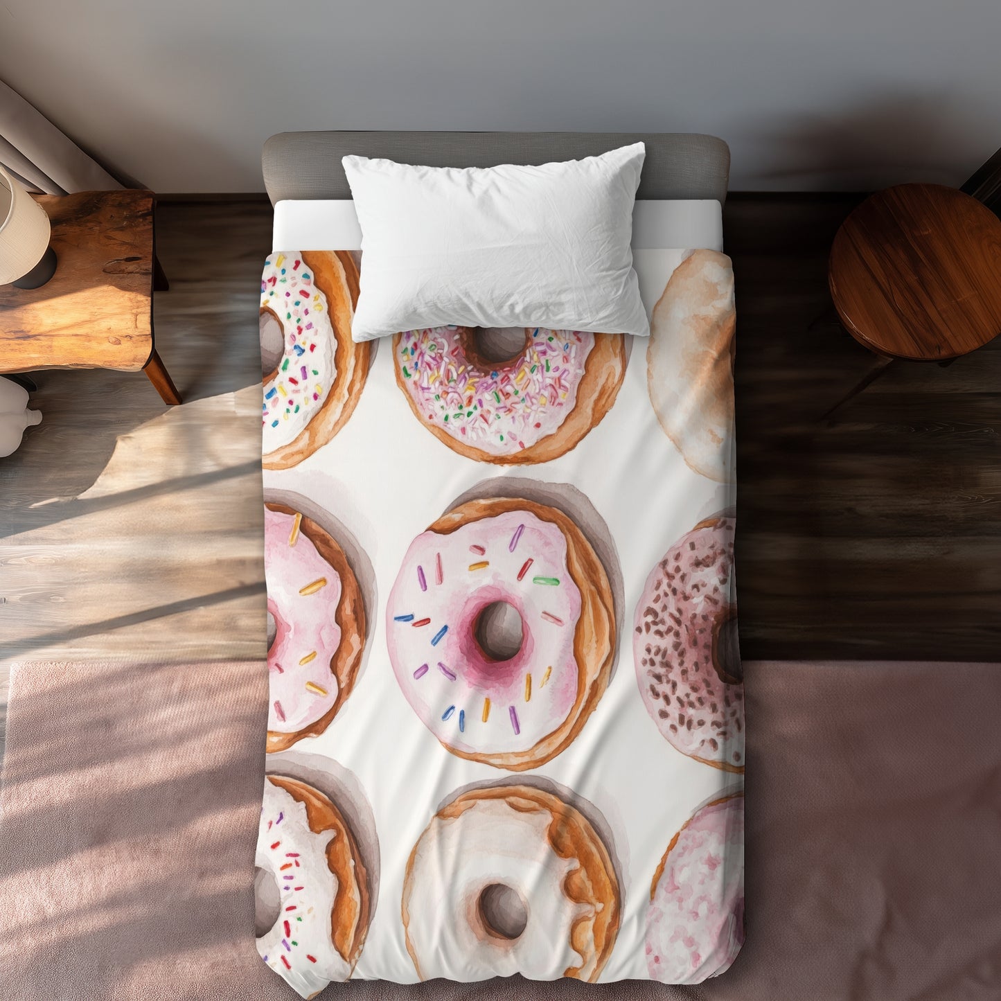 Housse de couette Donuts | Linge de lit confortable et élégant pour la maison