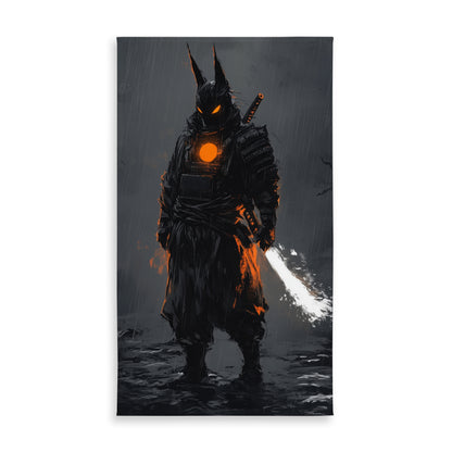 Blazing Black Indoor Outdoor Tablecloth for Home Decor