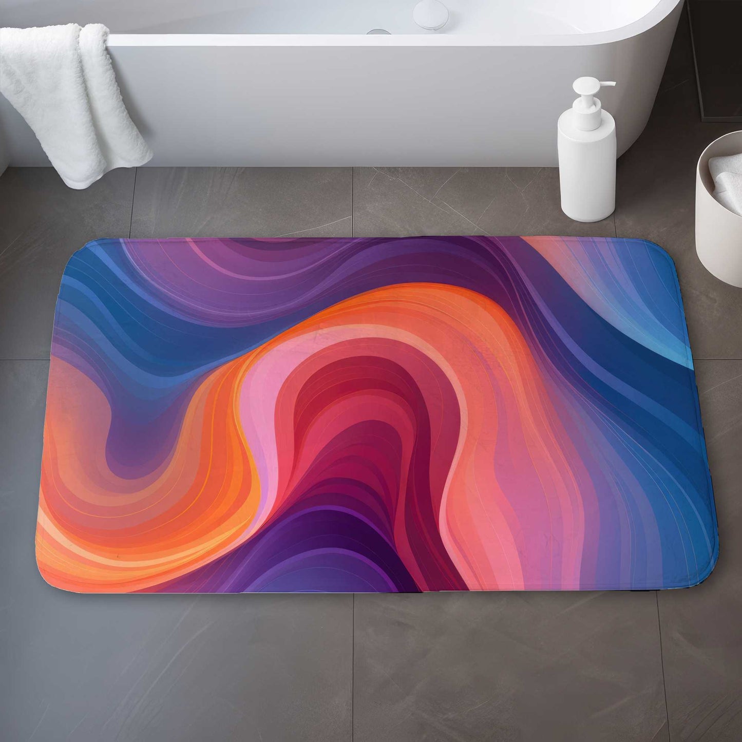 Purple Haze Bath Mat | Soft, Stylish Home Decor Rug