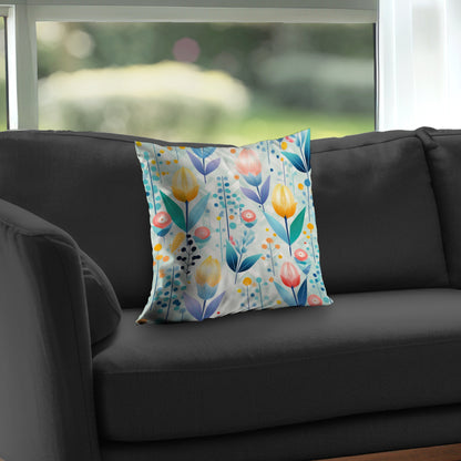 Calming Scents Orange Poly Twill Throw Pillow - Home Decor Insert