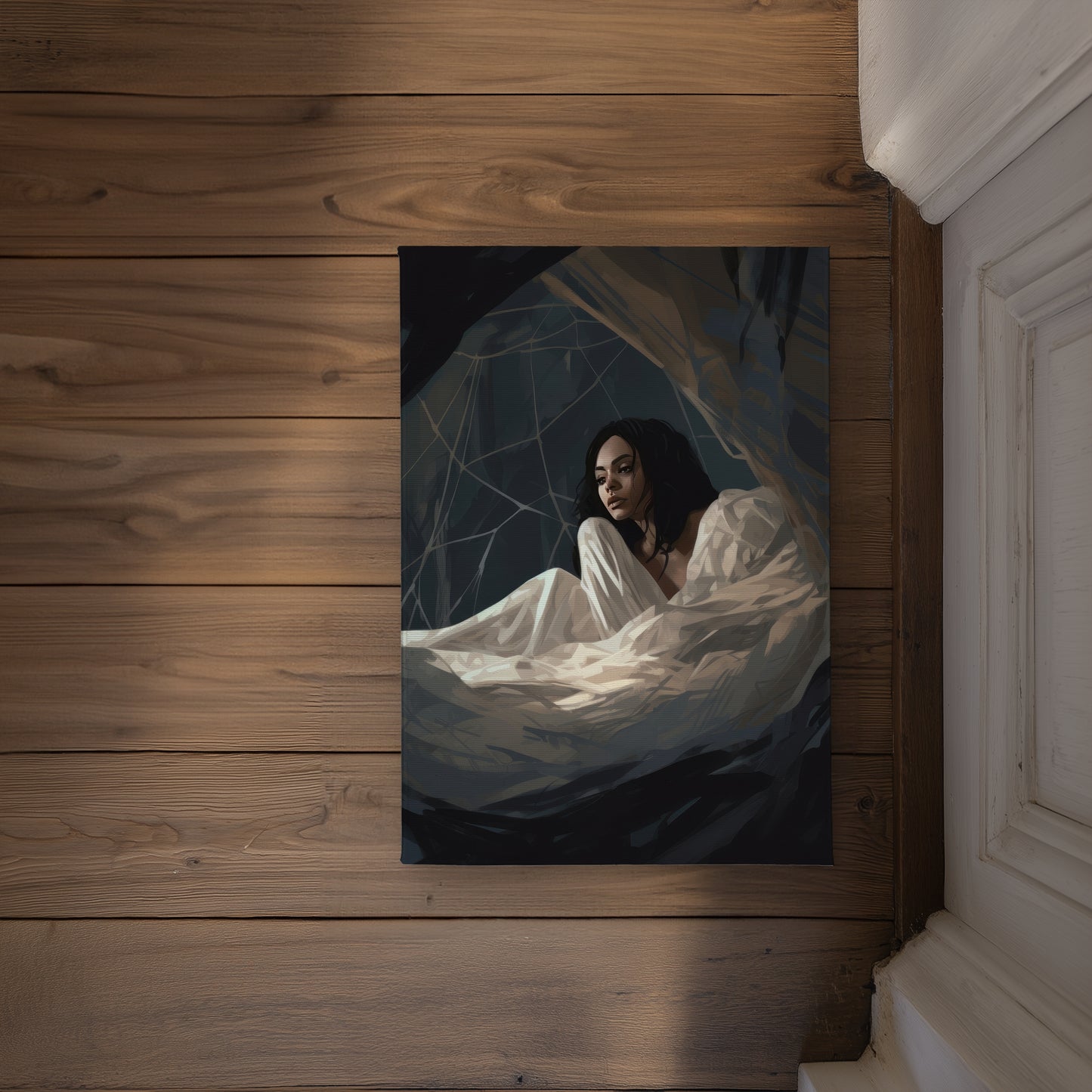 Spider Princess Black Indoor Outdoor Door Mat | Home Decor