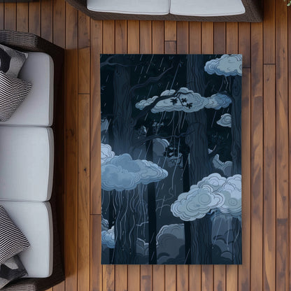 Tapis d'extérieur Sneaky Clouds | Accessoire de décoration intérieure élégant