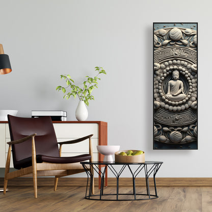 Spiritual peace - 36"x36" Framed canvas