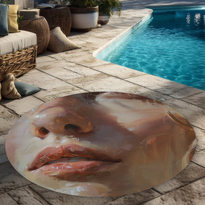 Tapis d'extérieur rond Pulp – Accent décoratif élégant pour la maison