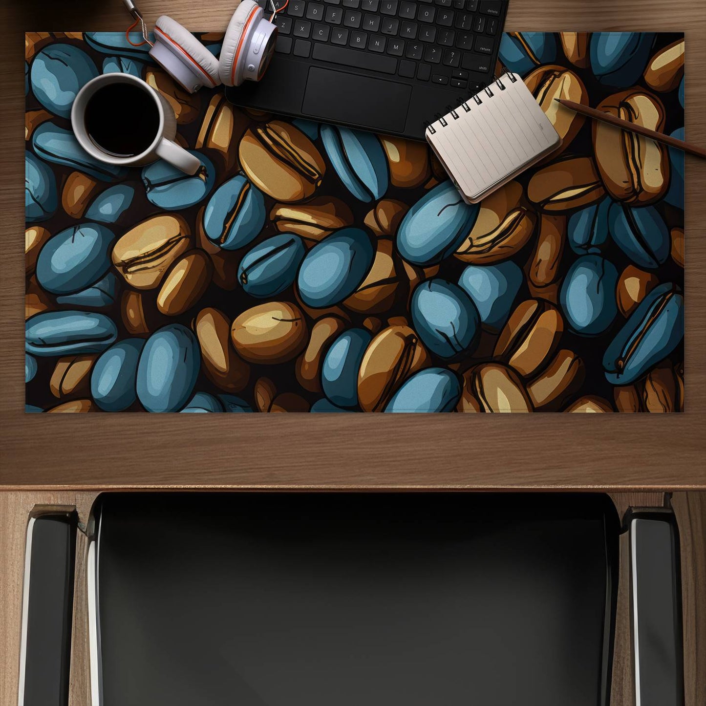 Contrasting taste - Desk mat - Print on demand