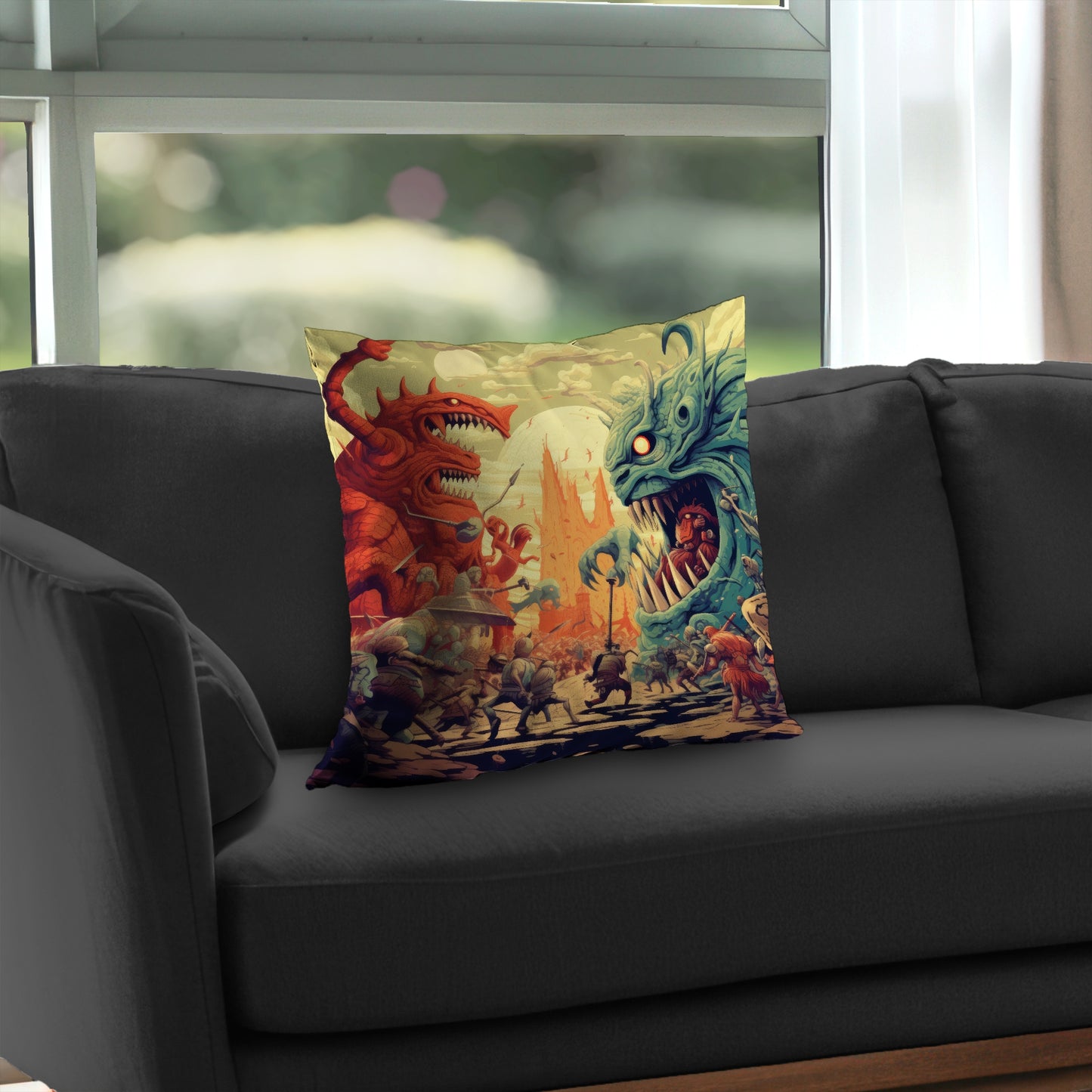Colossi - Throw Pillow