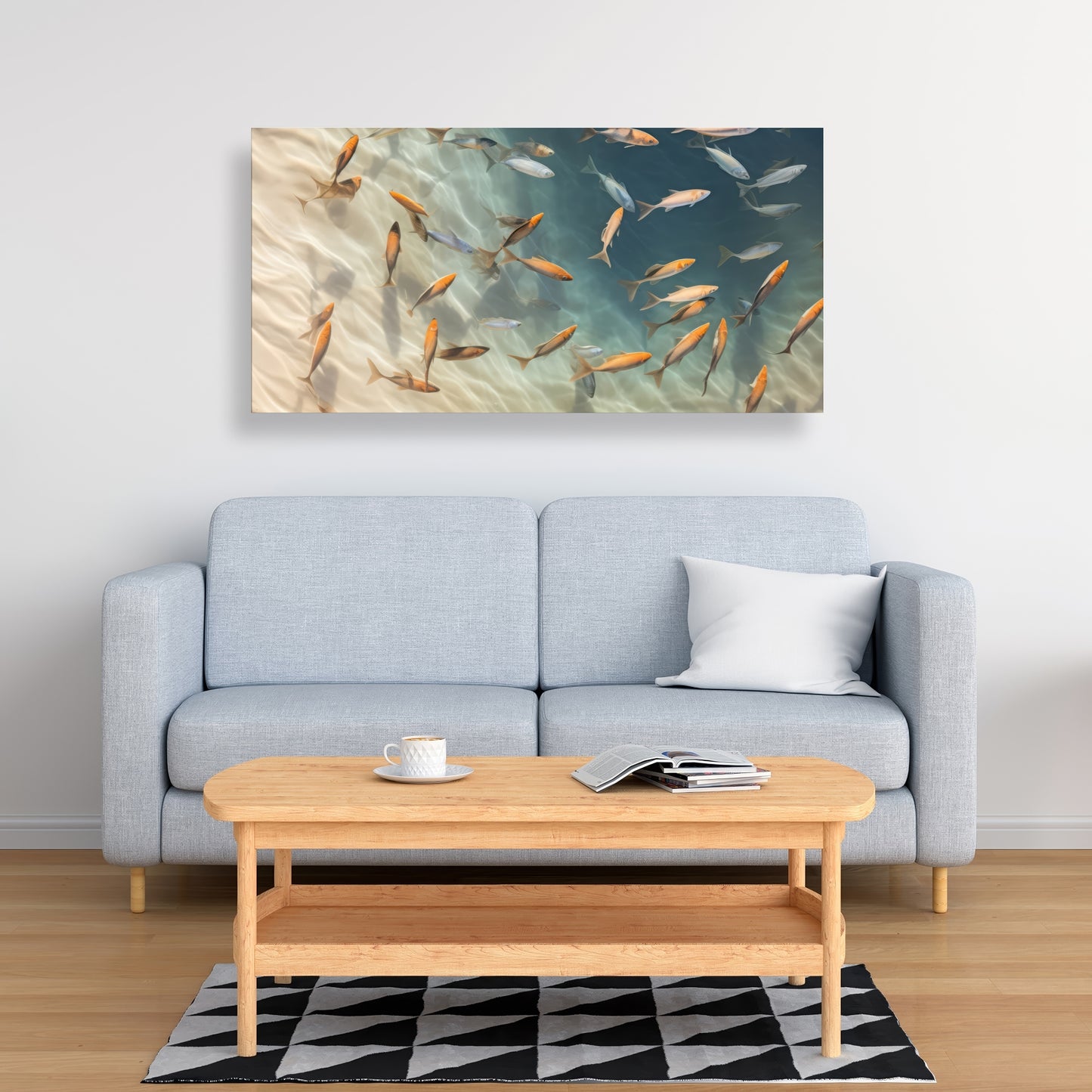 Away from the sand - 32"x32" Canvas