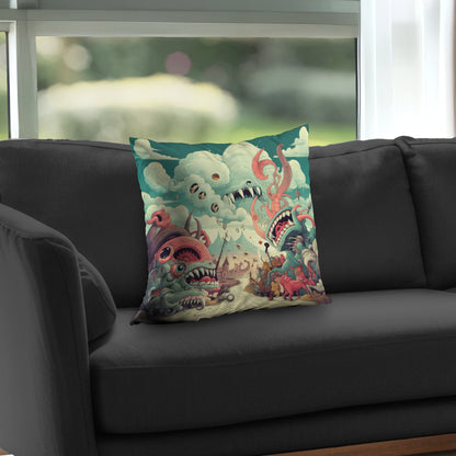 Unimaginable Red Poly Twill Throw Pillow Insert for Home Decor
