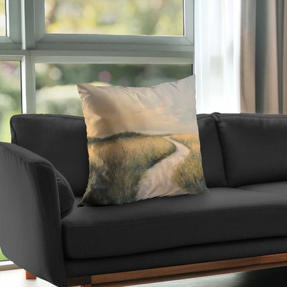 Soft breeze Poly Twill Throw Pillow - Stylish Home Decor