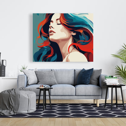 Zen Blue Canvas - Stylish Home Decor for Tranquil Spaces