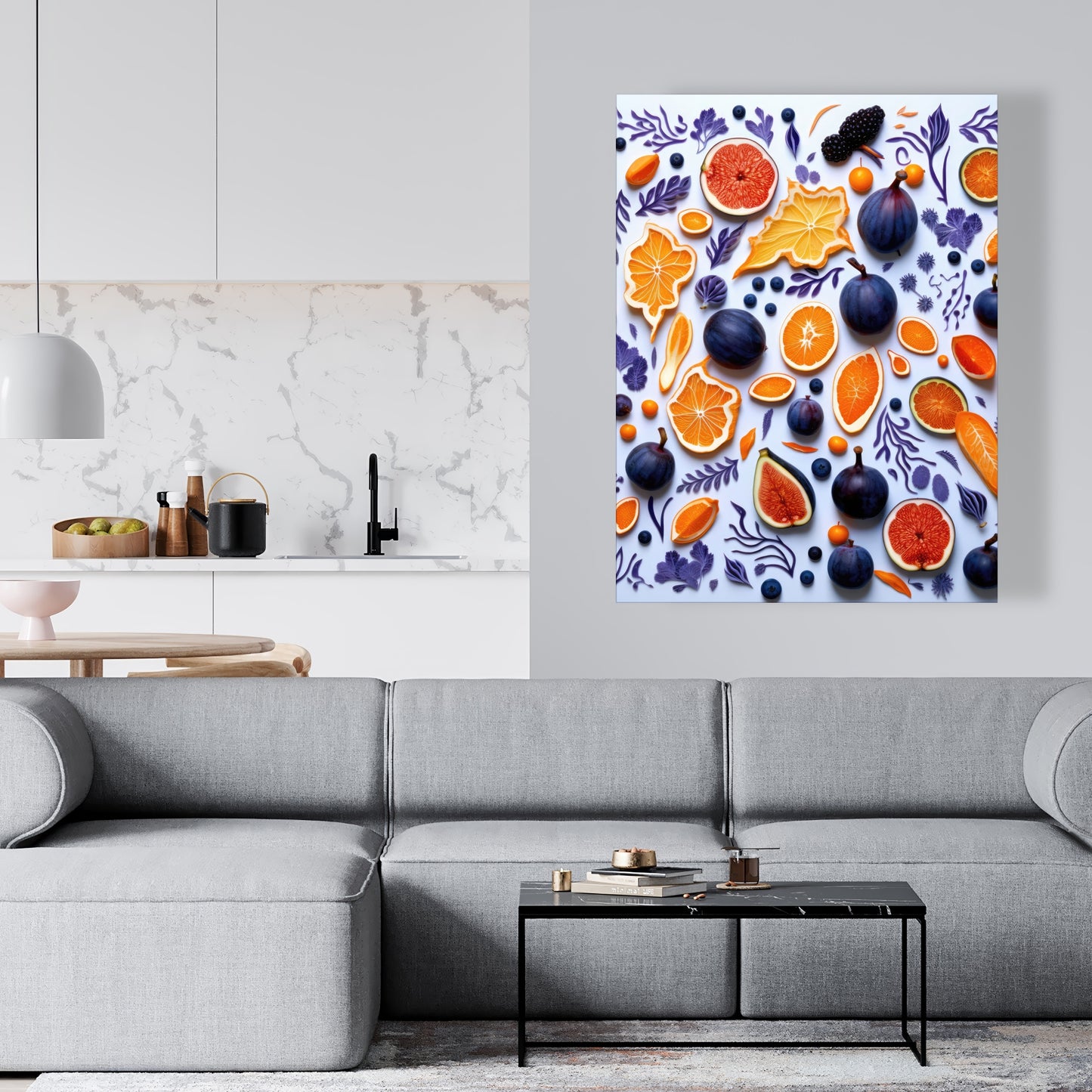 Fruity skins - 32"x32" Canvas