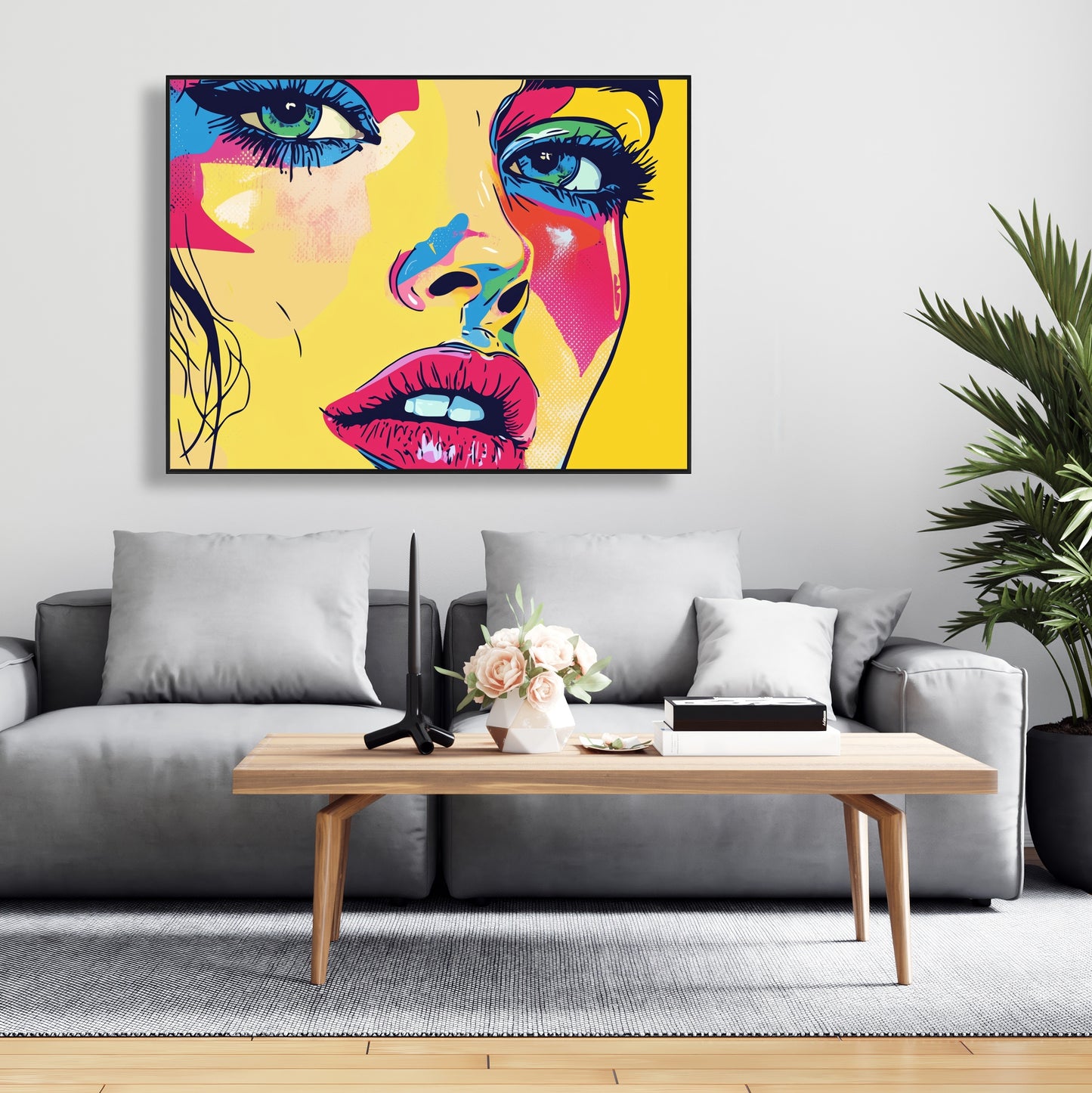 Glaze - 24"x24" Framed canvas