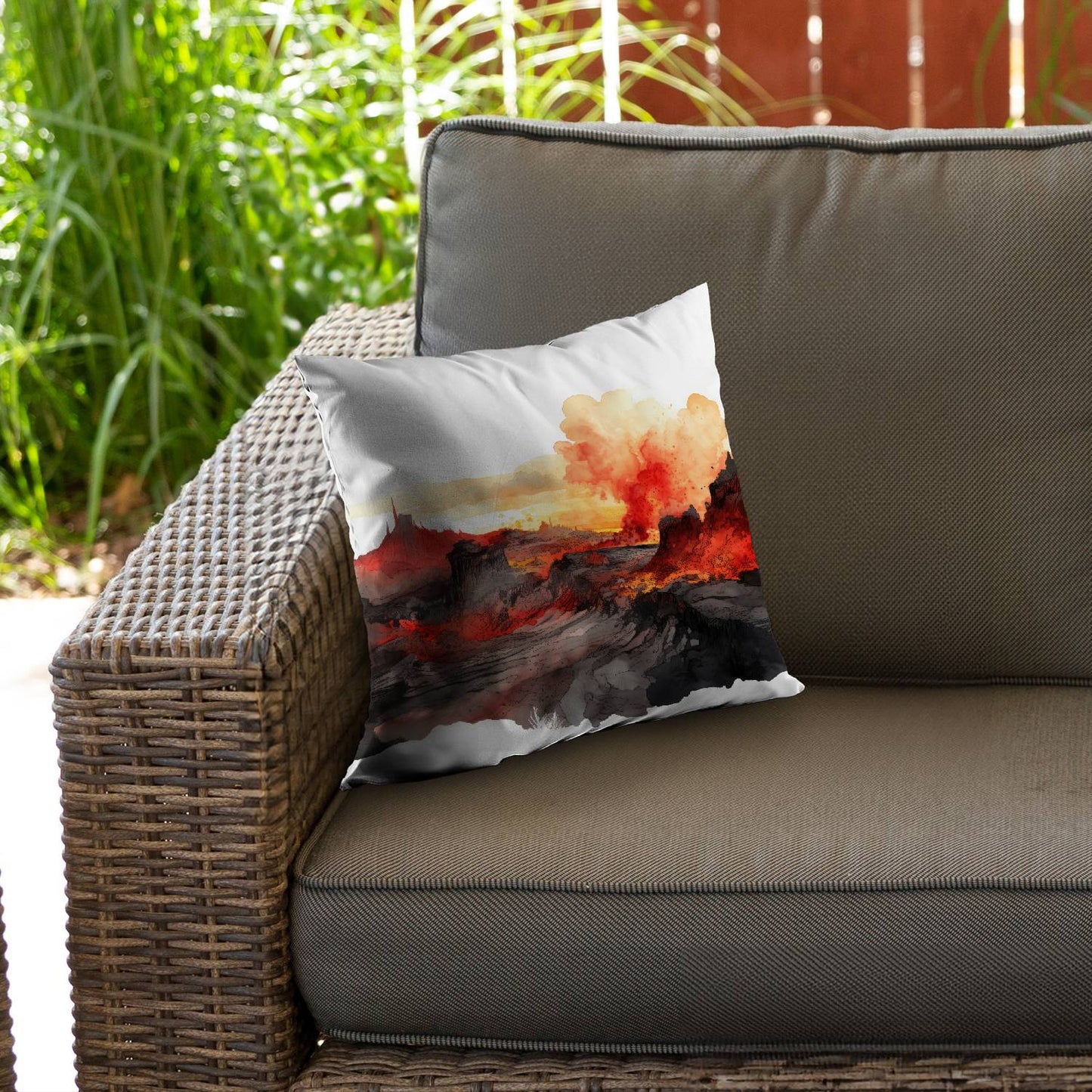 Minimalist flow - Throw pillow - Print on demand