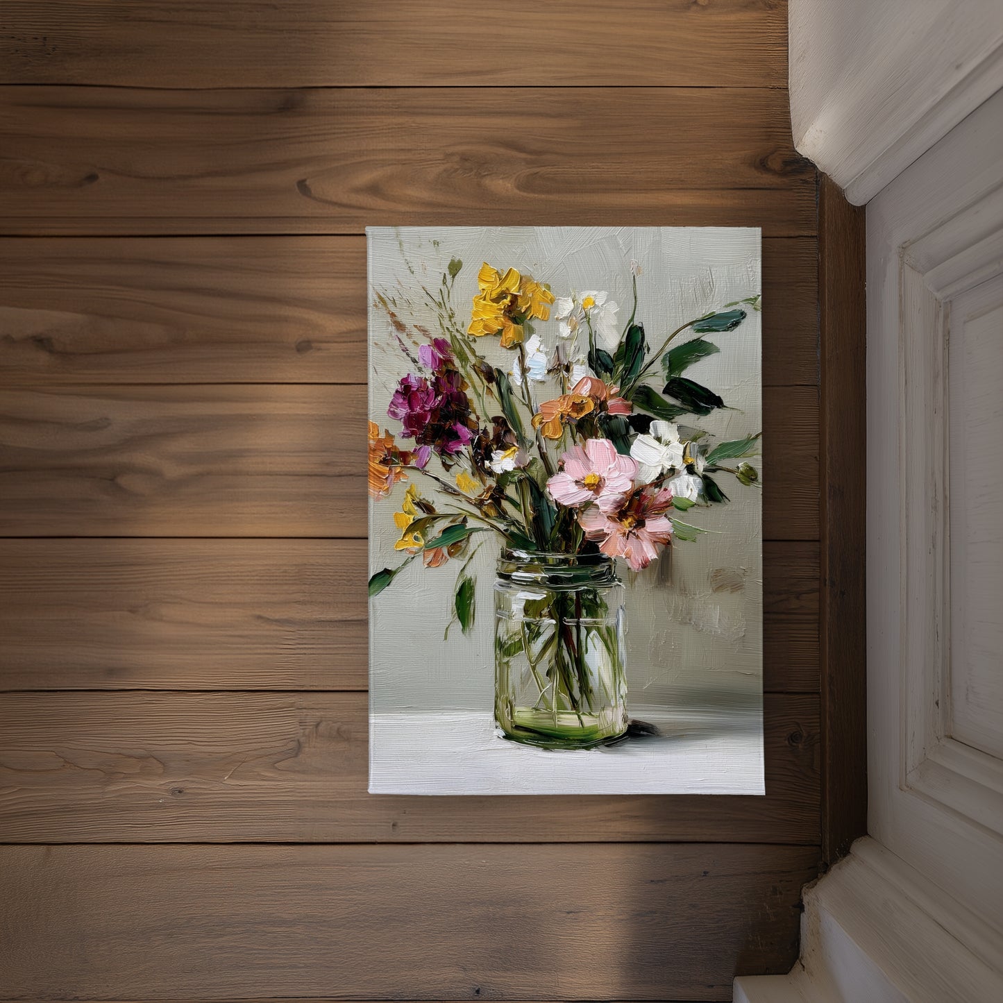 Still Life Pink Indoor Outdoor Door Mat | Home Decor Accent