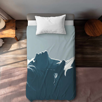 Housse de couette Silent Light Glow | Linge de lit douillet pour une décoration intérieure chaleureuse