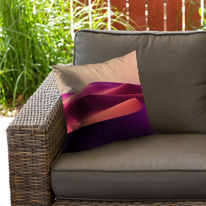 Coussin décoratif en sergé de polyester Deep Dunes - Décoration élégante pour la maison