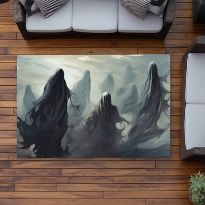 Searching for souls White Outdoor Area Rug | Home Decor