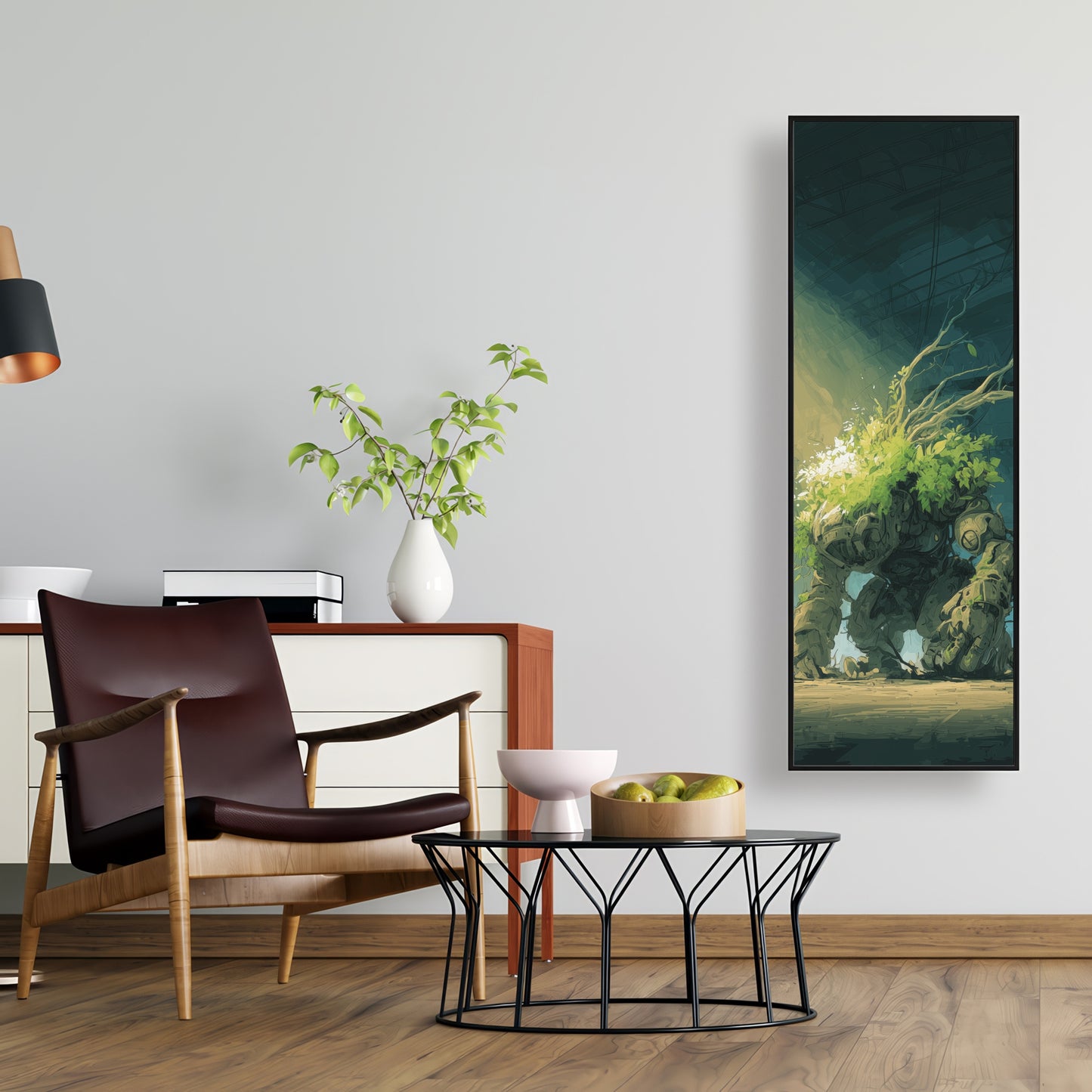 The golem - 24"x24" Framed canvas