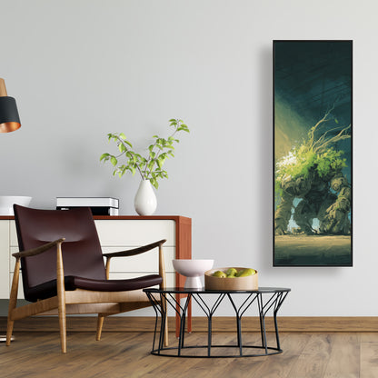 The golem - 24"x24" Framed canvas