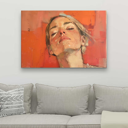 Relief - Pink Canvas Art for Stylish Home Decor Solutions