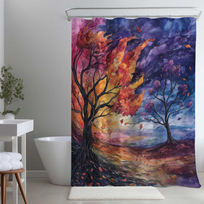 Rideau de douche « Avant l'orage » | Accent de décoration d'intérieur élégant