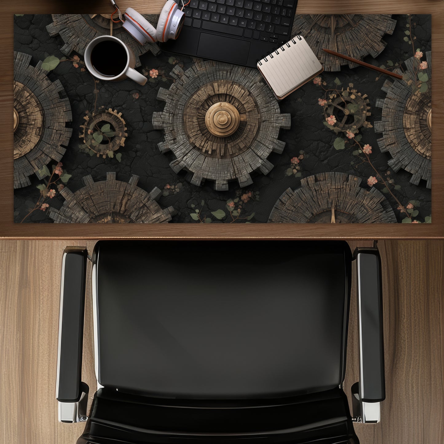 Cog pattern - Desk Mat