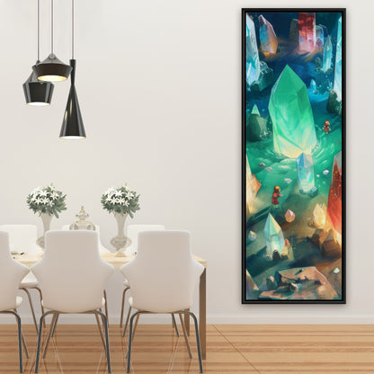 The quest - 36"x36" Framed canvas