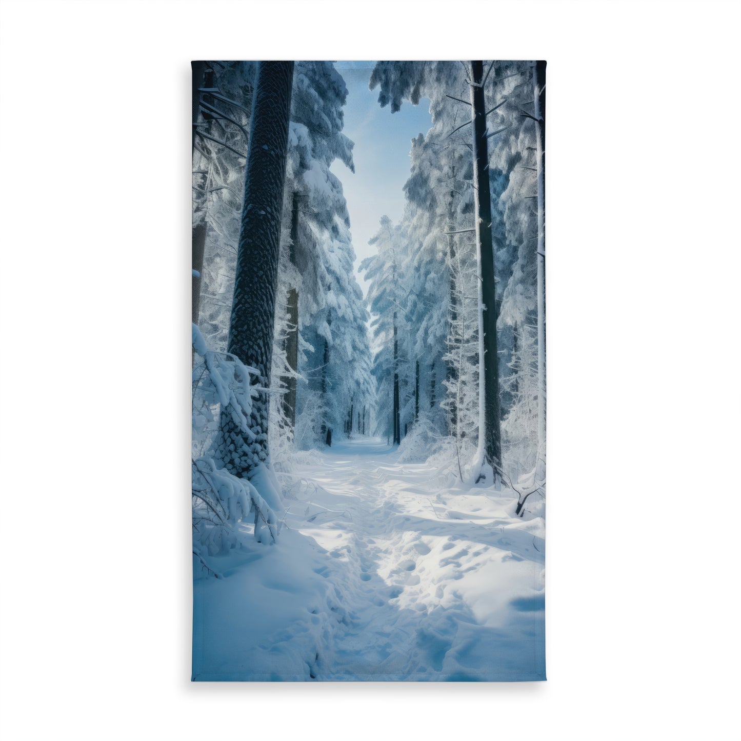 Cold Forest White Tablecloth | Indoor Outdoor Home Decor