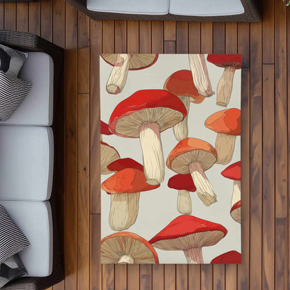 Tapis d'extérieur Crimson Cap Dance | Décoration élégante