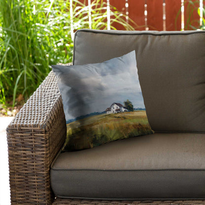 Marsh Poly Twill Throw Pillow - Stylish Home Decor Accent