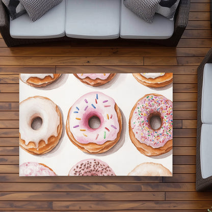 Tapis d'extérieur Donuts | Décoration élégante pour les patios