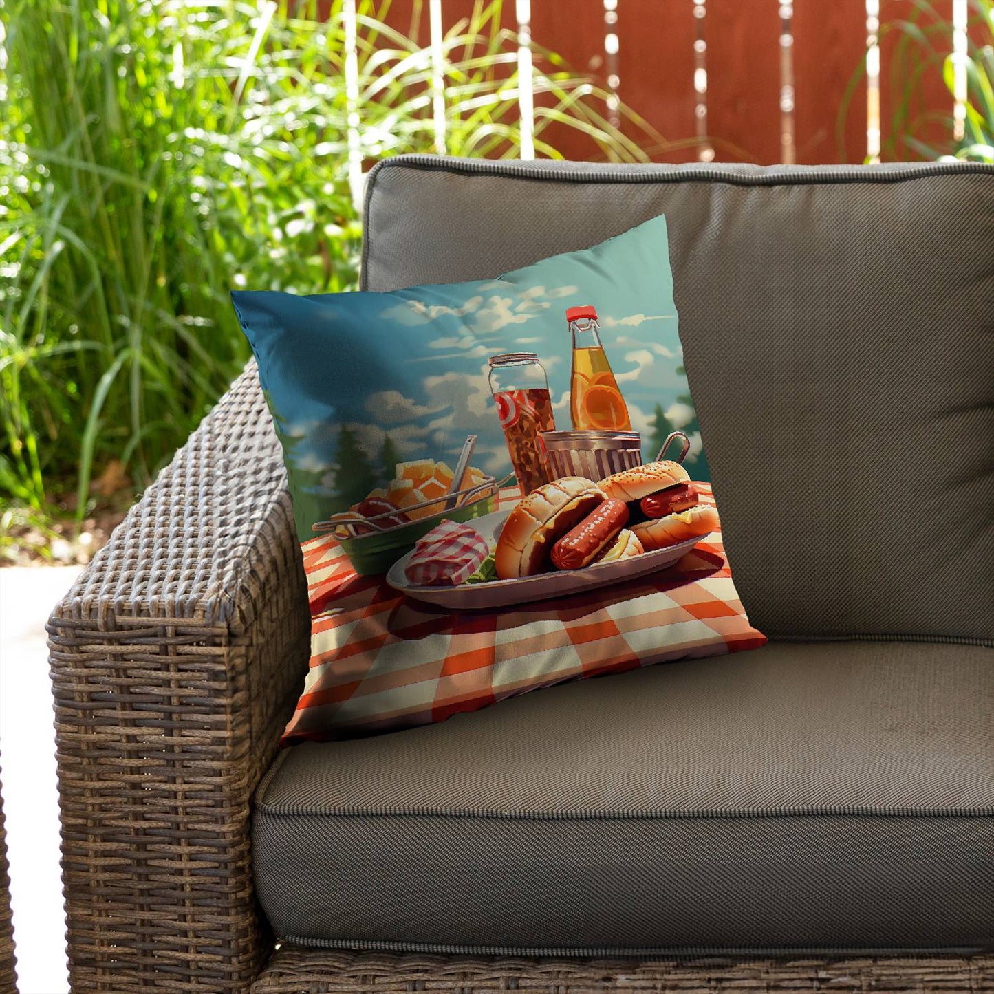 Munch - Throw pillow - Print on demand