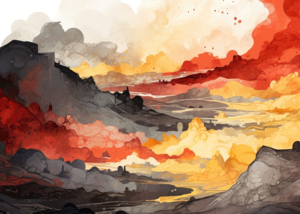 Scolding Land Red Indoor Outdoor Door Mat | Home Decor