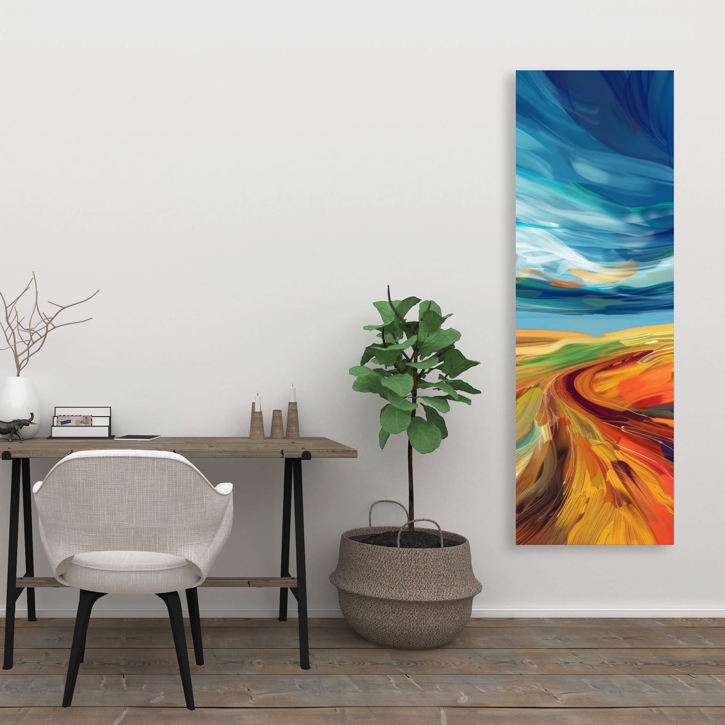 Land flow - 32"x32" Canvas