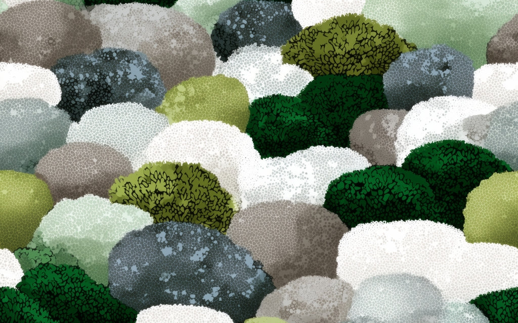 Mossy River Stones Door Mat - Indoor Outdoor Home Decor