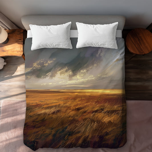 Before the storm Gray Duvet Cover | Stylish Home Decor